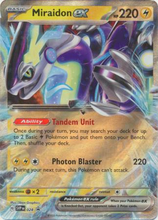 Miraidon ex - SVP028 - Ultra Rare Promo
