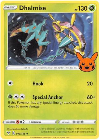 Dhelmise - 019/185 - Uncommon Trick or Trade