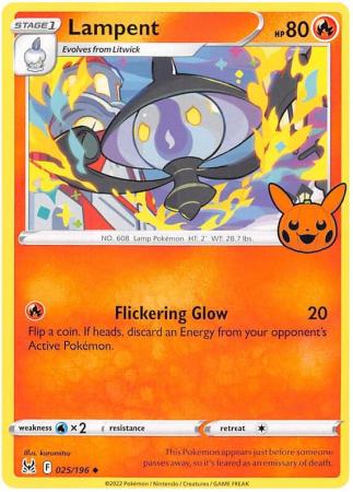 Lampent - 025/196 - Uncommon Trick or Trade