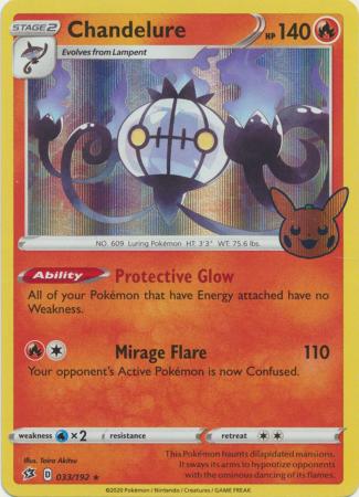 Chandelure - 026/196 - Holo Rare Trick or Trade