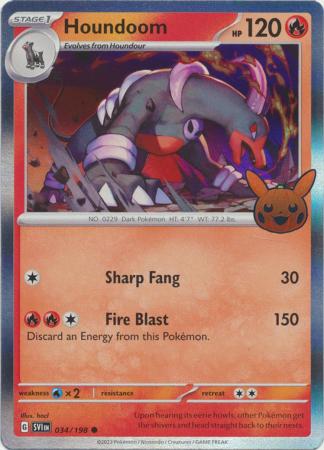 Houndoom - 034/198 - Holo Rare Trick or Trade