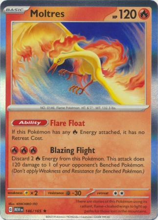 Moltres - 146/165 - Rare