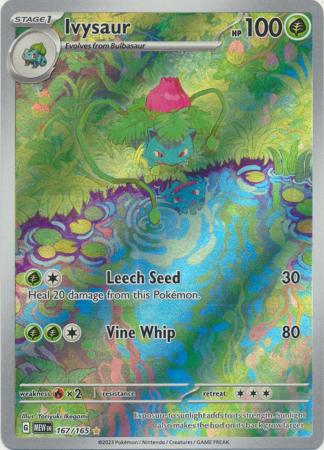 Ivysaur - 167/165 - Ilustración Rara