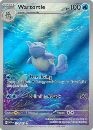 Wartortle - 171/165 - Ilustración Rara