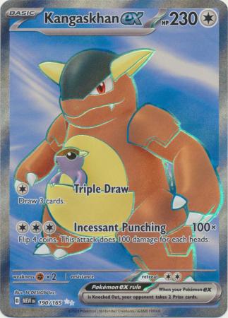 Kangaskhan EX - 190/165 - Full Art Rara Secreta