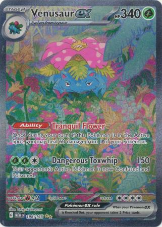 Venusaur EX - 198/165 - Ilustración Rara Especial