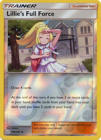 Lillie´s Full Force - 196/236 - uncommon reverse holo