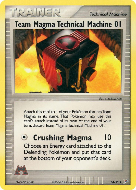 Team Magma Technical Machine 01 - 84/95 - Uncommon