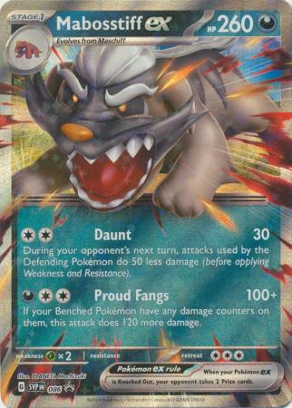 Mabosstiff ex - SVP086 - Holo Promo