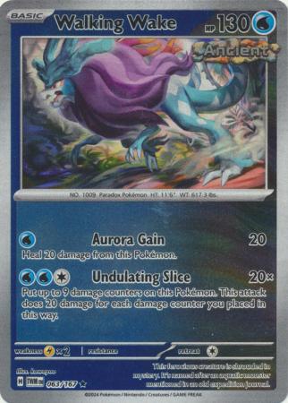 Walking Wake - 063/167 - Holo Rare Reverse Holo