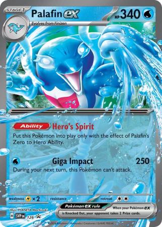 Palafin ex SVP126 Holo Promo