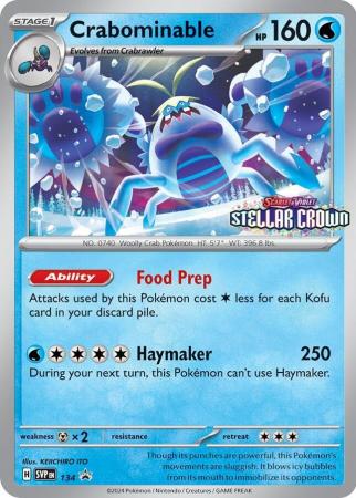 Crabominable - SVP134 - Prerelease Promo