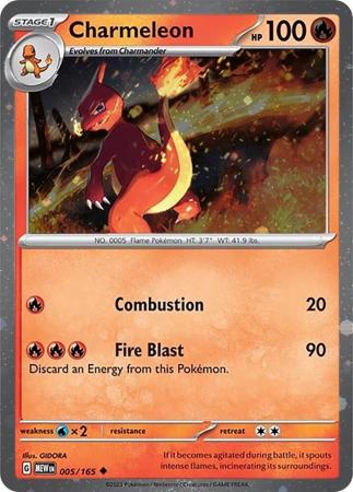 Charmeleon - 005/165 - Cosmos Holo Promo