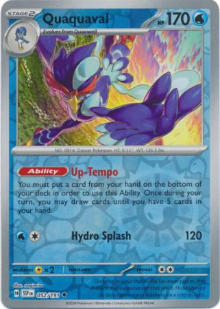 Quaquaval - 052/191 - Uncommon Reverse Holo