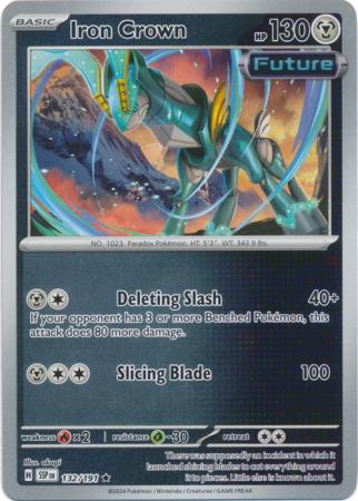 Iron Crown - 132/191 - Reverse Holo Rare