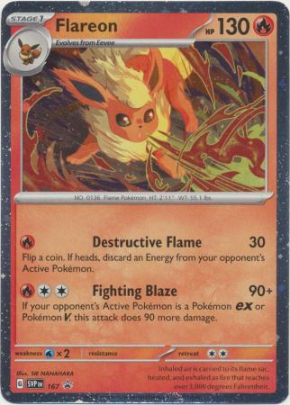 Flareon - SVP167 - Cosmos Holo Promo