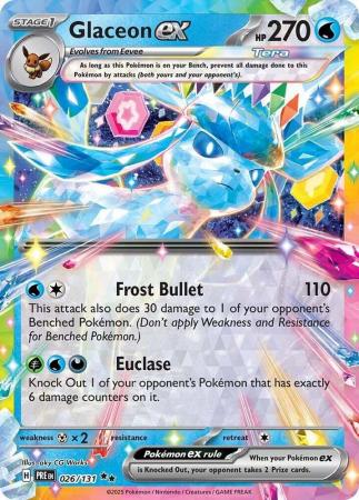Glaceon EX - 026/131 - Ultra Rare STAMP