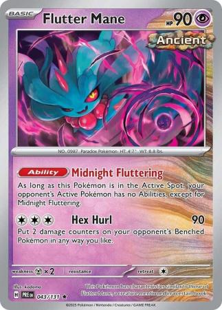 Flutter Mane - 043/131 - Holo Rare
