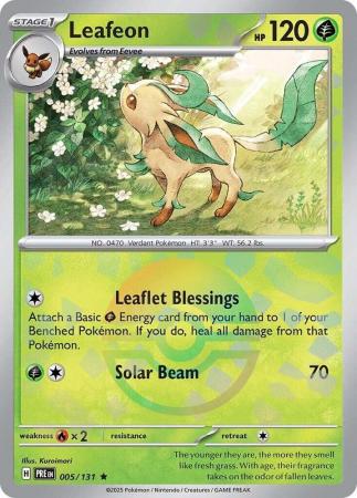 Leafeon - 005/131 - Pokeball Reverse Holo Rare