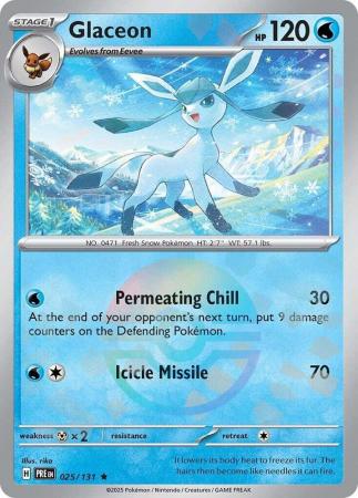 Glaceon - 025/131 - Pokeball Reverse Holo Rare