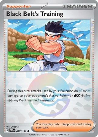 Black Belt's Training - 097/131 - Common Pokeball Reverse Holo
