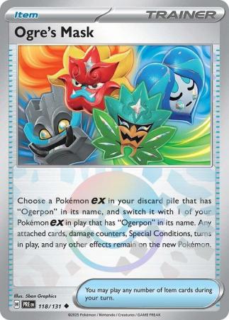 Ogre's Mask - 118/131 - Uncommon Pokeball Reverse Holo