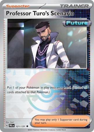 Professor Turo's Scenario - 121/131 - Uncommon Pokeball Reverse Holo