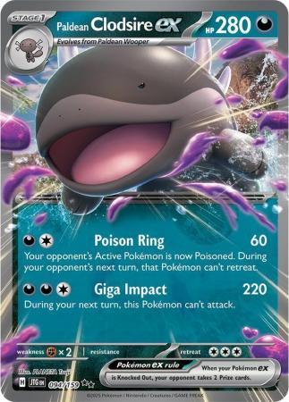 Paldean Clodsire ex - 094/159 - Ultra Rare