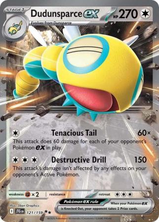 Dudunsparce ex - 121/159 - Ultra Rare