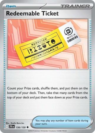 Redeemable Ticket - 156/159 - Uncommon