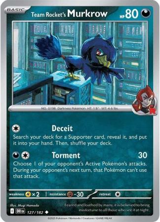 Team Rocket's Murkrow - 127/182 - Uncommon