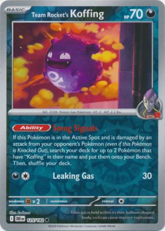 Team Rocket's Koffing - 125/182 - Common