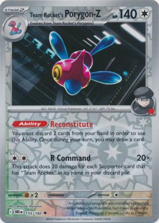 Team Rocket's Porygon-Z - 155/182 - Uncommon Reverse Holo
