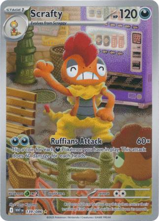 Scrafty - 139/086 - Illustration Rare