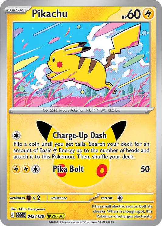 Pikachu - 042/128 - 20/30