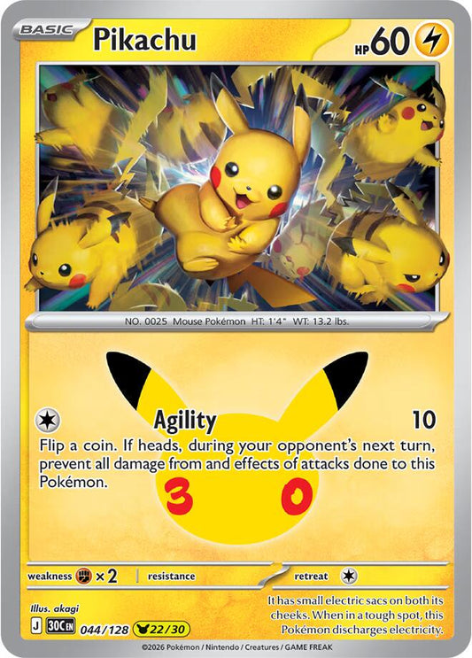 Pikachu - 044/128 - 22/30