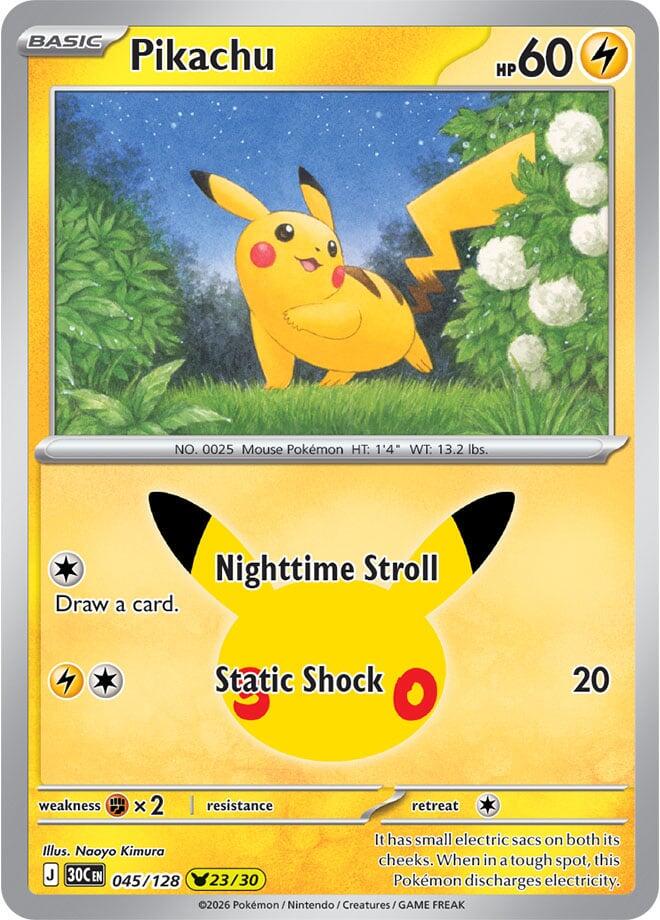 Pikachu - 045/128 - 23/30