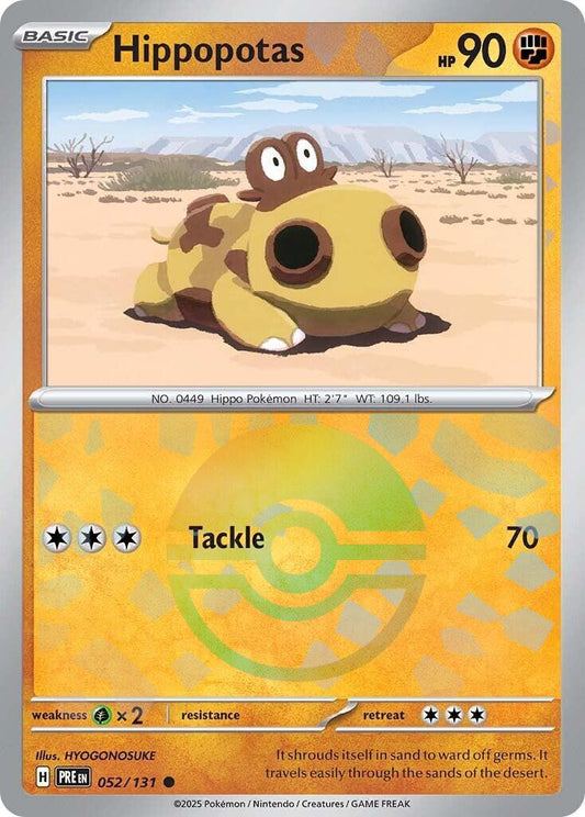 Hippopotas - 052/131 - Pokeball Holo