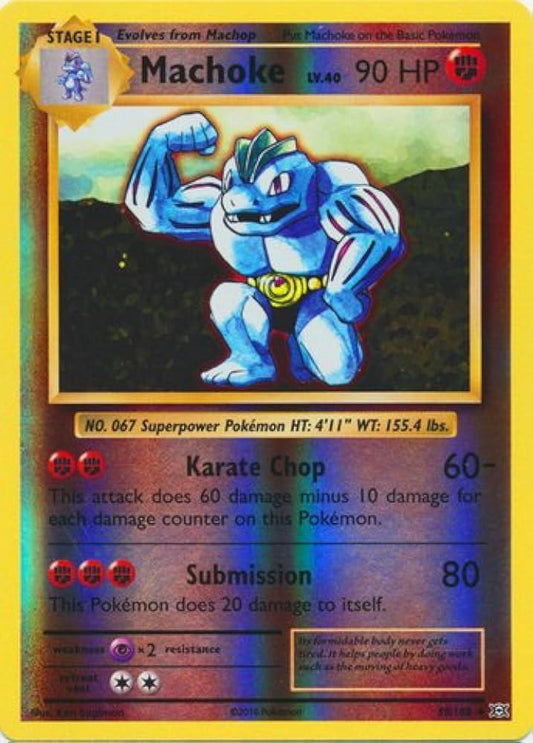 Machoke - 58/108 - Uncommon Reverse Holo
