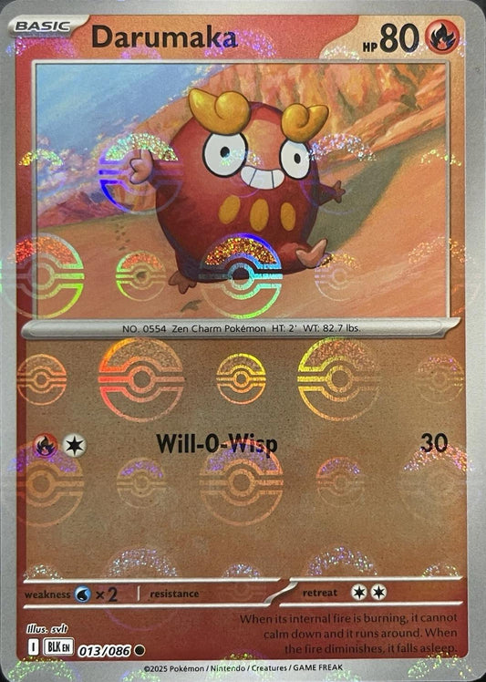Darumaka - 013/086 - pokeball rare