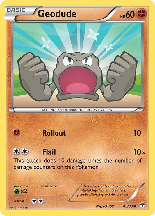 Geodude - 43/83 - Common