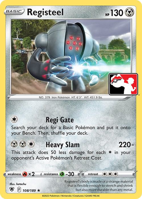 Registeel - 108/189 - Rare - prize pack