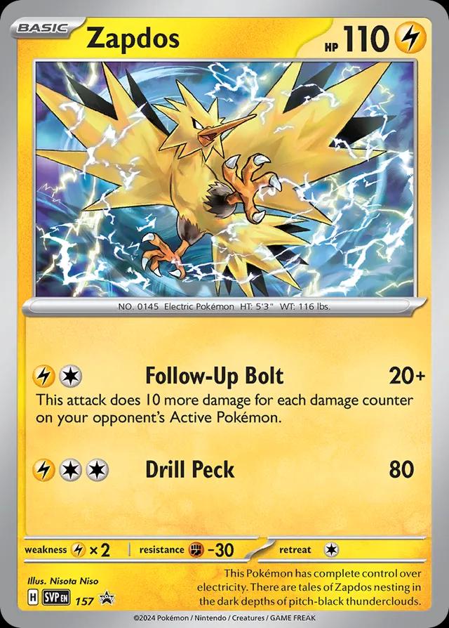 Zapdos - SVP157 - Holo Promo
