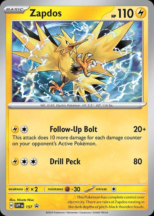 Zapdos - SVP157 - Holo Promo