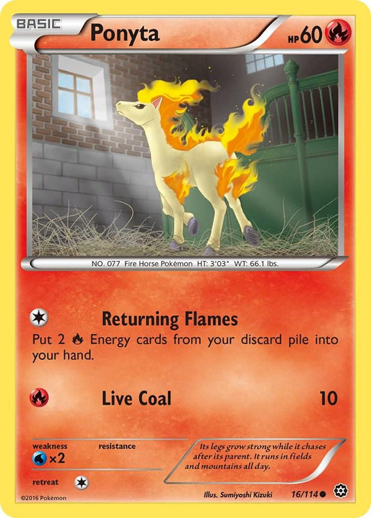 Ponyta - 16/114 - Common