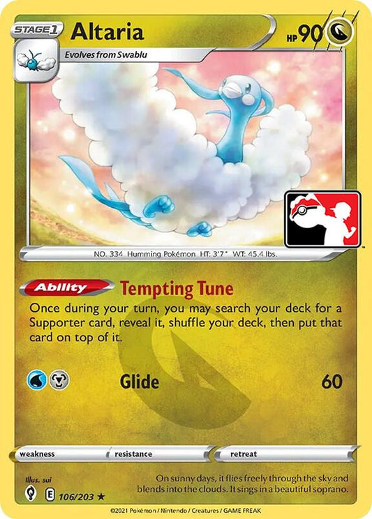 Altaria - 106/203 - rare prize pack
