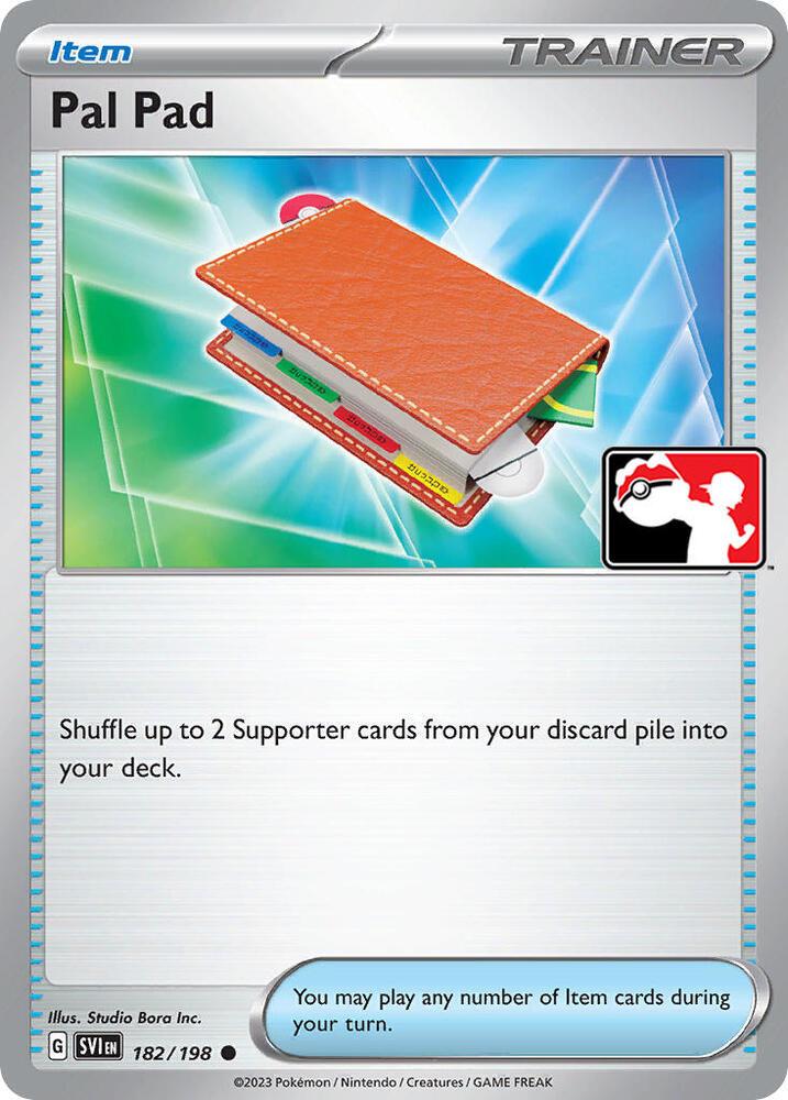 Pal Pad - 182/198 - Common - Prize Pack