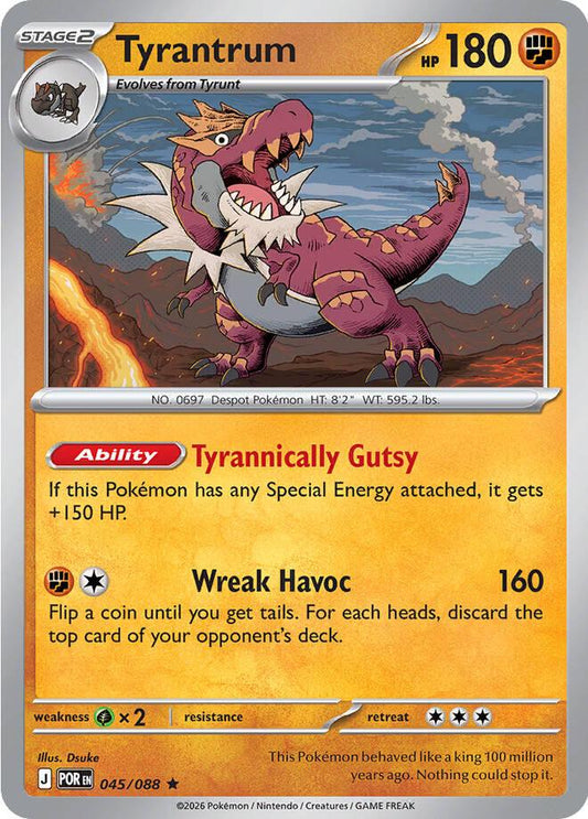Tyrantrum - 045/088 - Rare