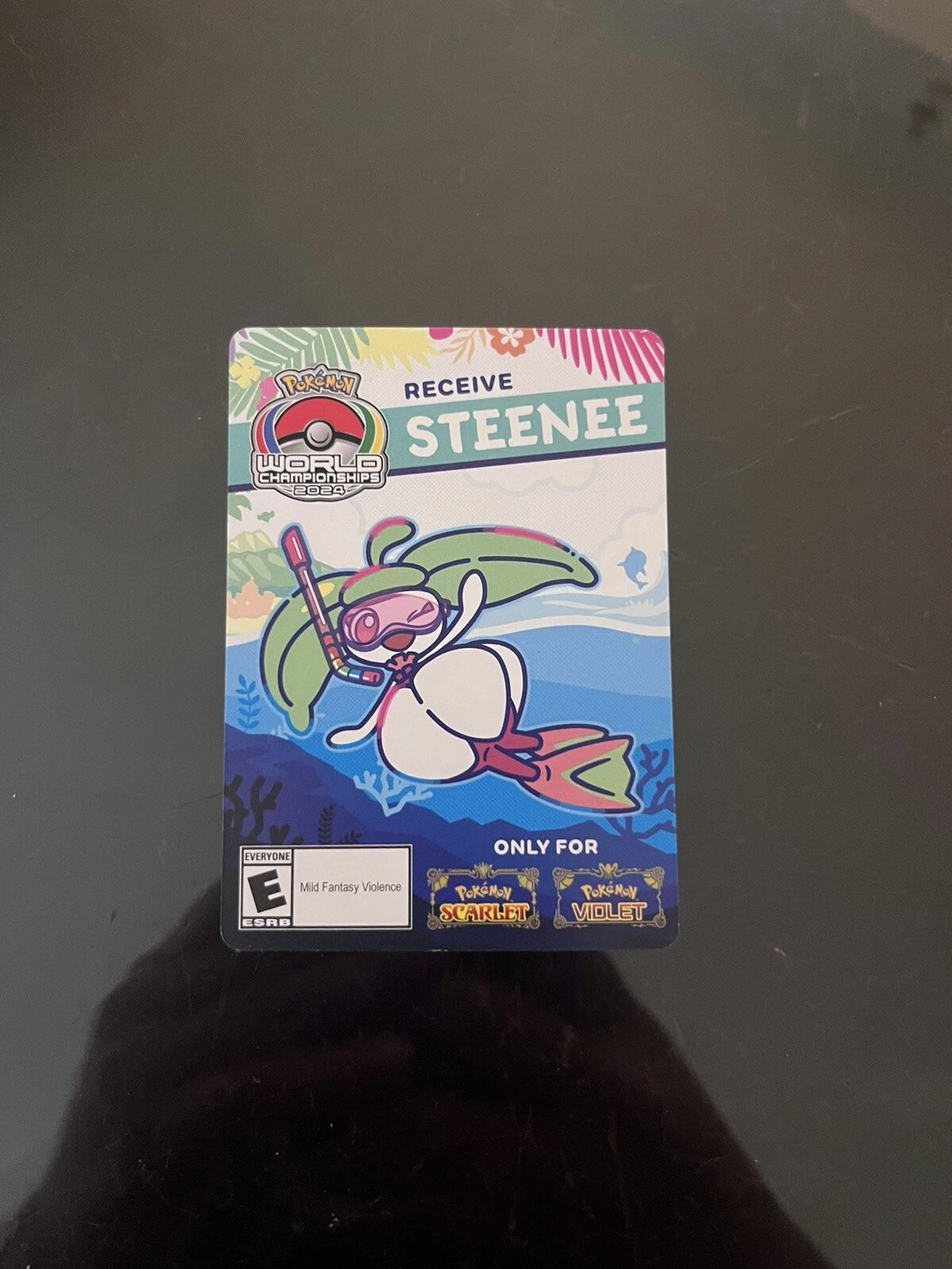 Steenee - Mystery gift card - Pokémon Worlds championships 2024 (expirado)