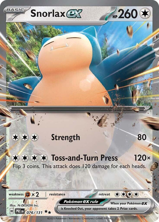 Snorlax ex - 076/131 - Ultra rare